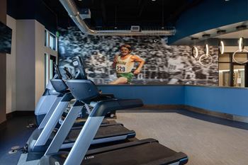Fitness center with cardio